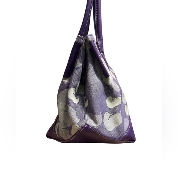 Dooney & Bourke Purple Tote Bag - Picture 5 of 8